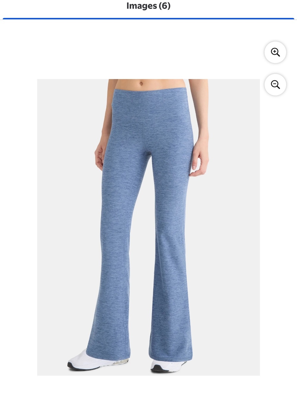 Athletic Works Blue Seamless Flare Pants